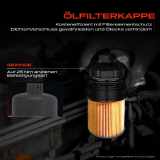 1x Ölfiltergehäuse für Peugeot 206 CC SW 207 301 306 Break 1.6L