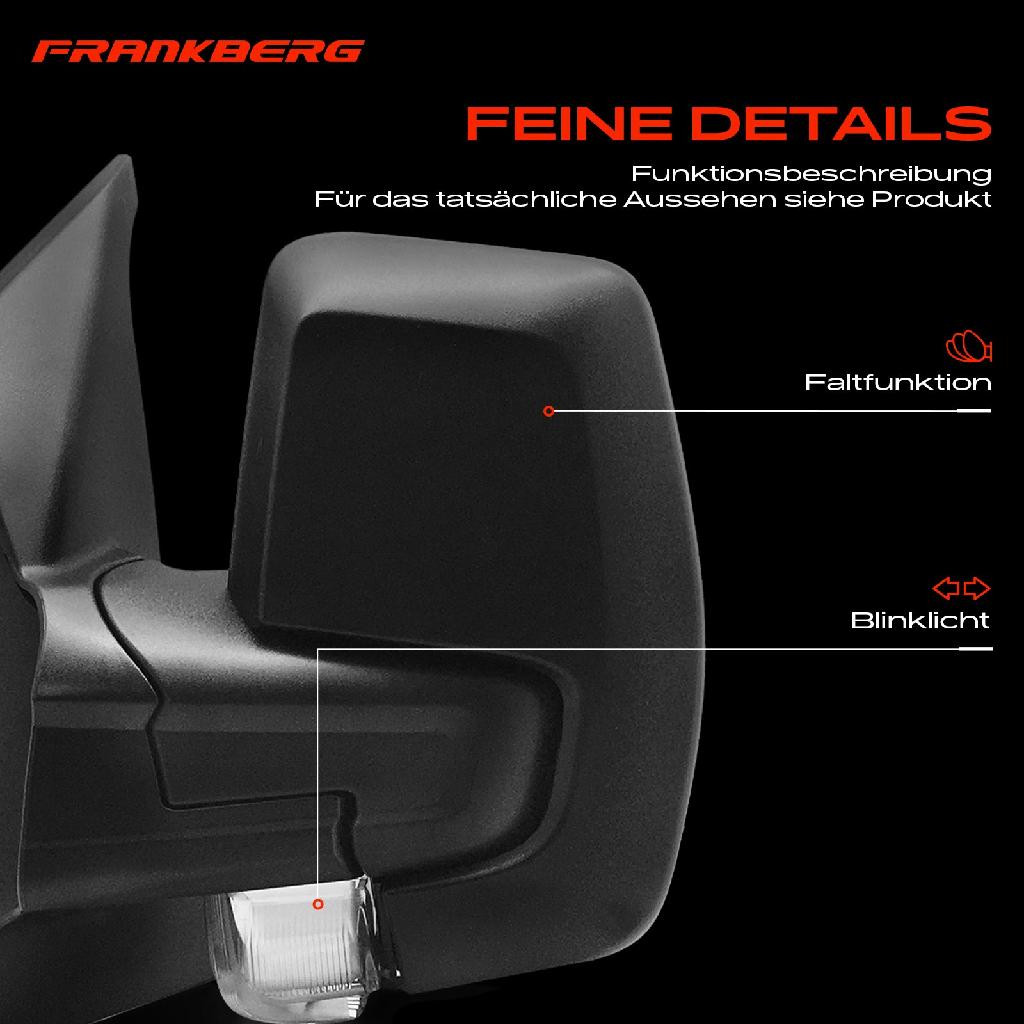1x Außenspiegel Links für Ford Tourneo V362 F3 Transit V362 FY FZ 1.0L 2.0L 2018-2023