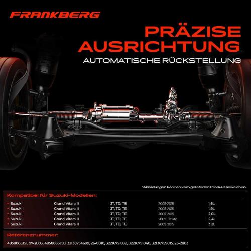 1x Lenkgetriebe Servolenkgetriebe für Suzuki Grand Vitara II JT TD TE SUV 2005-2019 Bild 1x Lenkgetriebe Servolenkgetriebe für Suzuki Grand Vitara II JT TD TE SUV 2005-2019