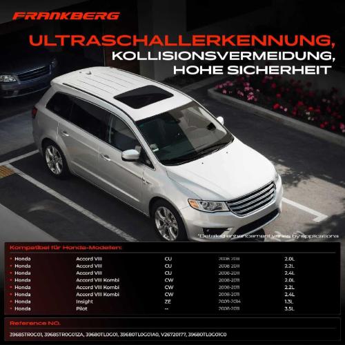 1x Parksensor PDC Sensor Vorne und Hinten für Honda Accord 8 Kombi CP CU CW Pilot Insight ZE Bild 1x Parksensor PDC Sensor Vorne und Hinten für Honda Accord 8 Kombi CP CU CW Pilot Insight ZE