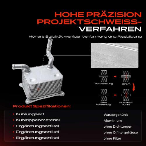 1x Ölkühler Motoröl für VW Touareg Audi A4 B7 B8 A5 A6 4F C6 A8 Q7 RS4 S5 RS5 4.2L Bild 1x Ölkühler Motoröl für VW Touareg Audi A4 B7 B8 A5 A6 4F C6 A8 Q7 RS4 S5 RS5 4.2L