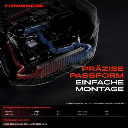 1x Ladeluftkühler Turbokühler für Hyundai H-1 Cargo H-1 Travel TQ 2.5L Bild 1x Ladeluftkühler Turbokühler für Hyundai H-1 Cargo H-1 Travel TQ 2.5L