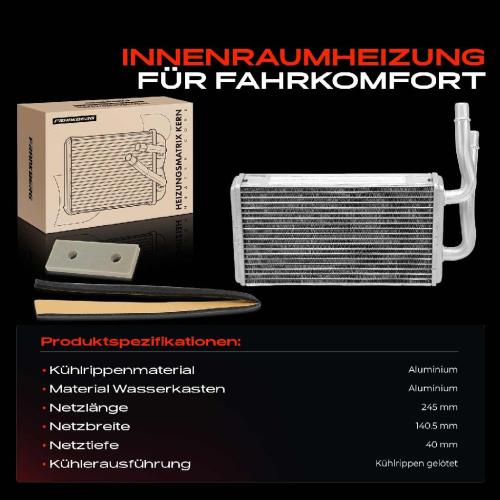 1x Wärmetauscher Innenraumheizung für Ford Transit Bus/Kasten FA Transit Tourneo Bild 1x Wärmetauscher Innenraumheizung für Ford Transit Bus/Kasten FA Transit Tourneo