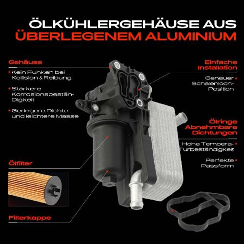1x ÖlkühlerÖlfilter für Mercedes-Benz W176 W242 W246 C117 X117 X156 1.5L-2.2L Bild 1x ÖlkühlerÖlfilter für Mercedes-Benz W176 W242 W246 C117 X117 X156 1.5L-2.2L