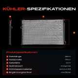 1x Kühler Wasserkühler Motorkühler für VW Polo Seat Cordoba Ibiza 2
