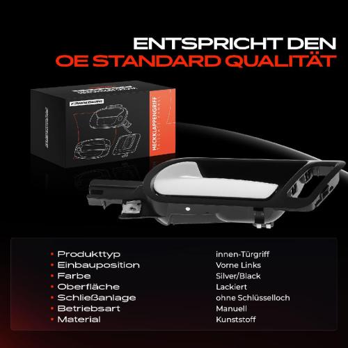 1x Türgriff Vorne Links innen für VW Golf V 1K1 Golf V Variant 1K5 1.4L 1.6L 1.9L 2.0L 3.2L 2003-2009 Bild 1x Türgriff Vorne Links innen für VW Golf V 1K1 Golf V Variant 1K5 1.4L 1.6L 1.9L 2.0L 3.2L 2003-2009