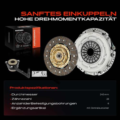 1x Kupplungssatz für VW Golf Plus V Variant VI Passat Beetle Caddy Kasten/MPV CC Jetta IV Alltrack Scirocco Bild 1x Kupplungssatz für VW Golf Plus V Variant VI Passat Beetle Caddy Kasten/MPV CC Jetta IV Alltrack Scirocco