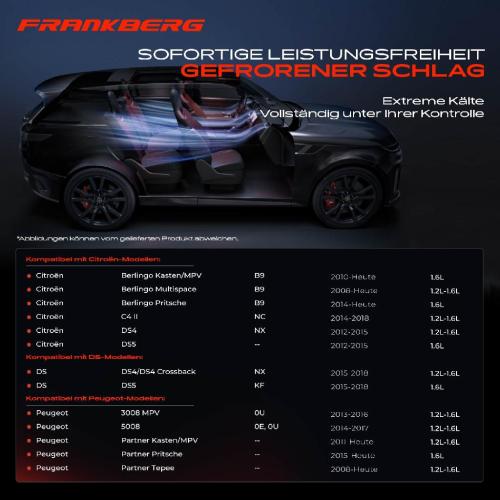 Frankberg 1x Klimakompressor für Citroën Berlingo C4 DS DS4 Peugeot 3008 5008 Partner Tepee Bild Frankberg 1x Klimakompressor für Citroën Berlingo C4 DS DS4 Peugeot 3008 5008 Partner Tepee