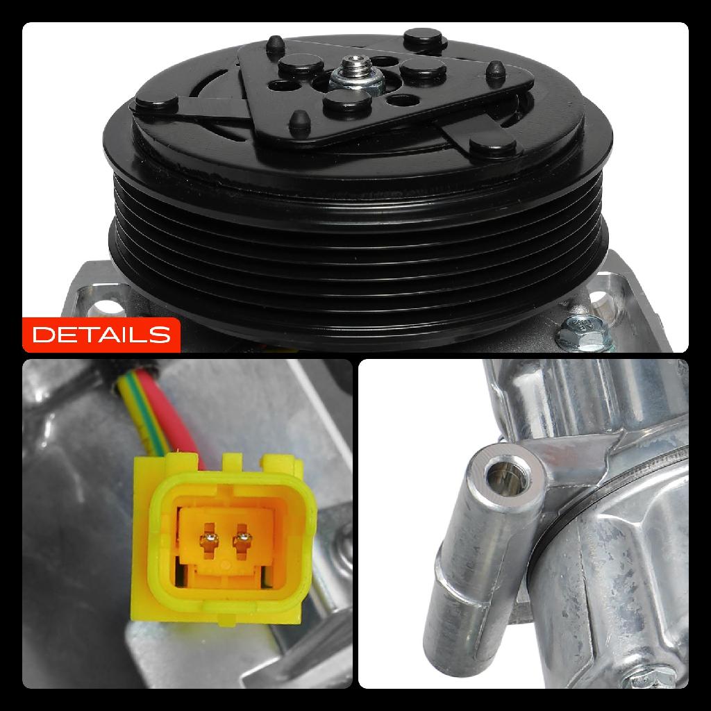 1x Klimakompressor für Citroën C3 FC FN HB Peugeot 307 3A/C Fiat Fiorino 225 Bj ab 2000