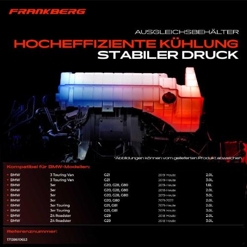 1x Ausgleichsbehälter Kühlmittelbehälter für BMW 3er G20 G80 3er Touring Z4 Roadster G29 Bild 1x Ausgleichsbehälter Kühlmittelbehälter für BMW 3er G20 G80 3er Touring Z4 Roadster G29