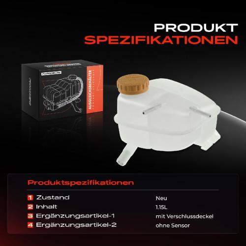 Frankberg 1x Ausgleichsbehälter Kühlmittelbehälter für Opel Astra G CC Cabriolet Caravan Coupe Stufenheck Bild Frankberg 1x Ausgleichsbehälter Kühlmittelbehälter für Opel Astra G CC Cabriolet Caravan Coupe Stufenheck