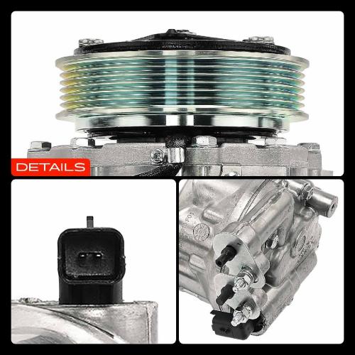 1x Klimakompressor für Citroën C5 III RD TD C6 TD Peugeot 407 6D 6C 607 9D Bild 1x Klimakompressor für Citroën C5 III RD TD C6 TD Peugeot 407 6D 6C 607 9D