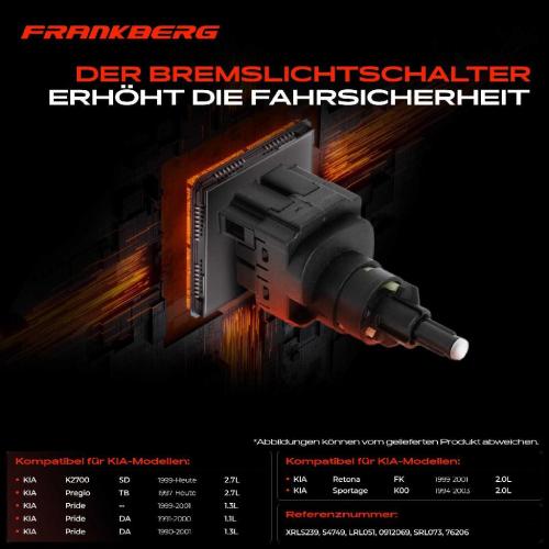 1x Bremslichtschalter für KIA K2700 Pride Retona Sportage SUV Pregio Bild 1x Bremslichtschalter für KIA K2700 Pride Retona Sportage SUV Pregio