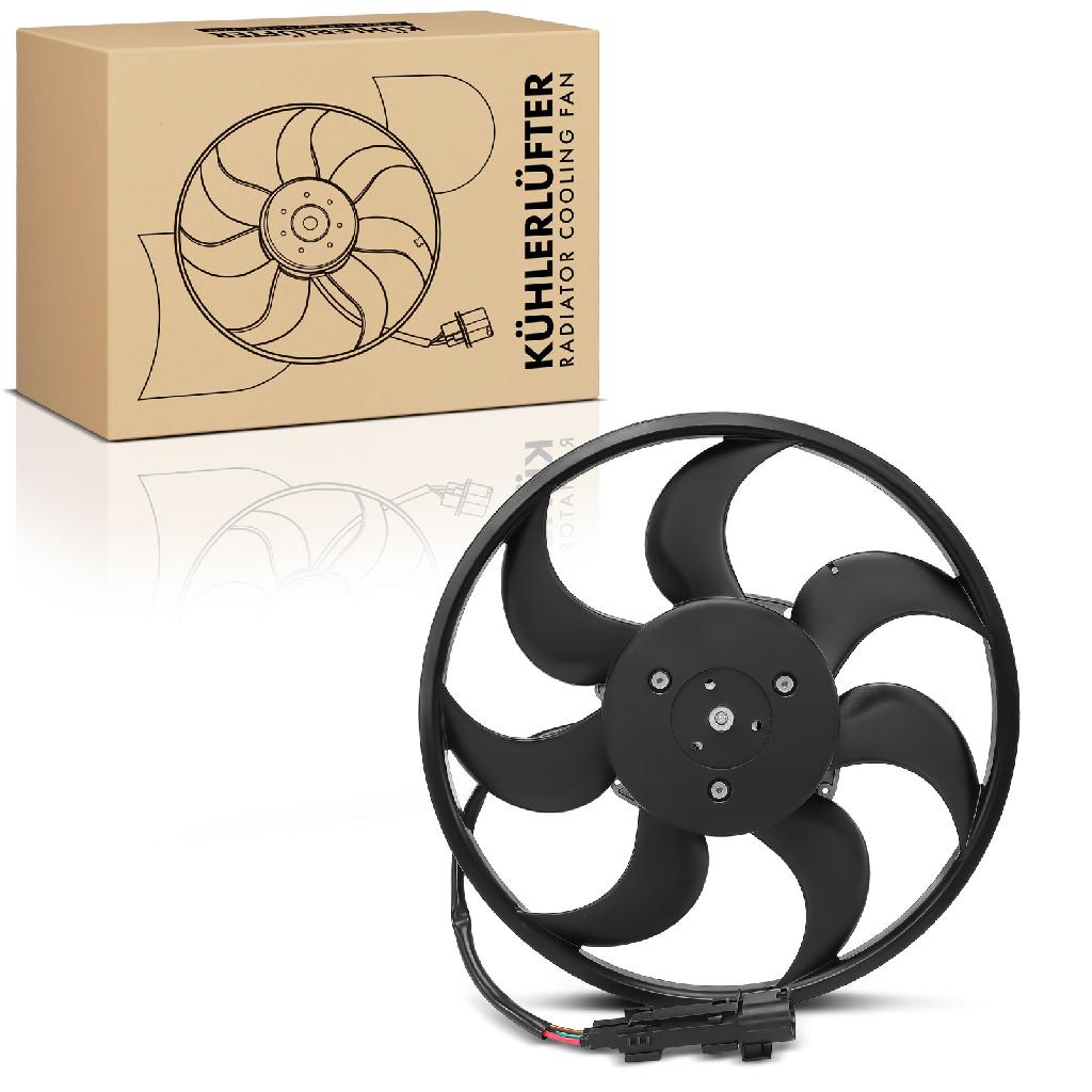 Frankberg 1x Motorkühller Einfachlüfter ohne Kühlerlüfterrahmen VW Touareg 7L Audi Q7 4LB Porsche Cayenne