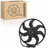 Frankberg 1x Motorkühller Einfachlüfter ohne Kühlerlüfterrahmen VW Touareg 7L Audi Q7 4LB Porsche Cayenne