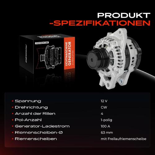 Frankberg 1x Lichtmaschine Generator für Toyota Auris E18 Yaris P13 Prius Plus Corolla Bild Frankberg 1x Lichtmaschine Generator für Toyota Auris E18 Yaris P13 Prius Plus Corolla