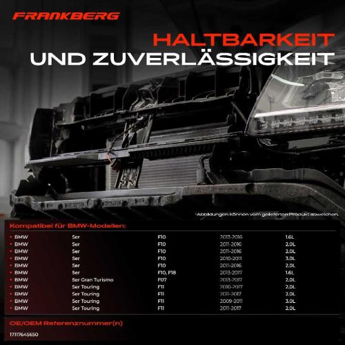 1x Lüfterhaube Vorne Oben für BMW 5er F10 F18 F11 F07 Bild 1x Lüfterhaube Vorne Oben für BMW 5er F10 F18 F11 F07