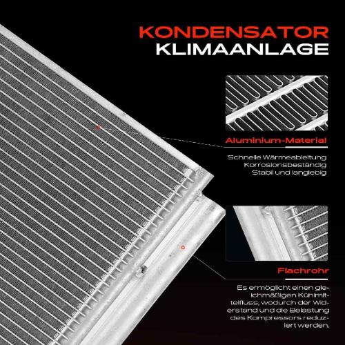 Frankberg 1x Kondensator Klimaanlage für Fiat 500L 351 352 Tipo 356 1.4L Bild Frankberg 1x Kondensator Klimaanlage für Fiat 500L 351 352 Tipo 356 1.4L