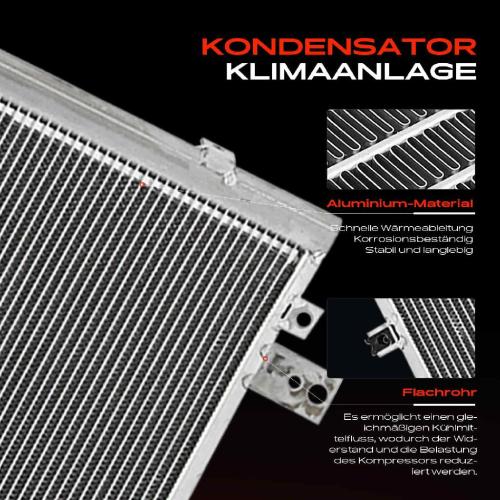 Frankberg 1x Kondensator Klimaanlage für Hyundai Kona OS KIA Niro Bj ab 2018 Bild Frankberg 1x Kondensator Klimaanlage für Hyundai Kona OS KIA Niro Bj ab 2018