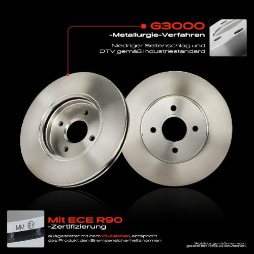 Frankberg 2x Bremsscheiben Vorderachse für Ford Focus Turnier DAW DBW DNW 2.0L 2002-2004 Bild Frankberg 2x Bremsscheiben Vorderachse für Ford Focus Turnier DAW DBW DNW 2.0L 2002-2004