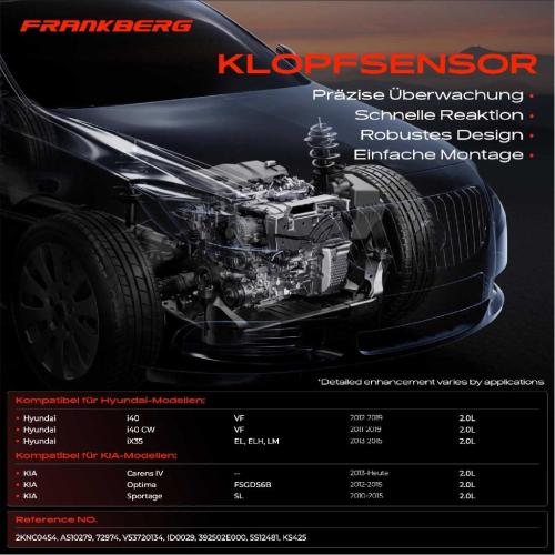 1x Klopfsensor Klopfgeber für Hyundai i40 VF EL iX35 KIA Carens 4 Sportage SL 2.0L Bild 1x Klopfsensor Klopfgeber für Hyundai i40 VF EL iX35 KIA Carens 4 Sportage SL 2.0L