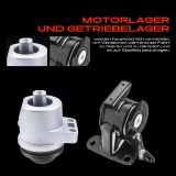 1x Motorlager Getriebelagerlager Drehmomentstützlager Vorne und Hinten für Mazda CX-7 ER 2.3L 2007-2009