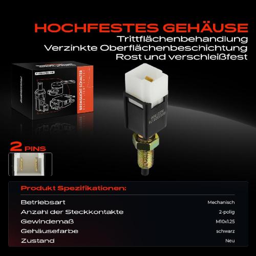 1x Bremslichtschalter für Nissan Almera I Bluebird Cabstar E Terrano Sunny II Opel Bild 1x Bremslichtschalter für Nissan Almera I Bluebird Cabstar E Terrano Sunny II Opel