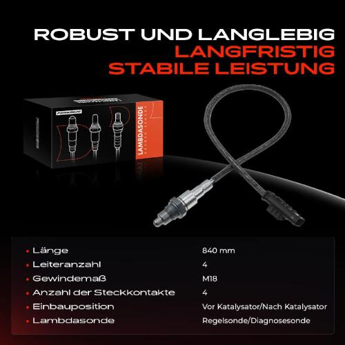 1x Lambdasonde Regelsonde/Diagnosesonde Vor/Nach Katalysator für BMW 3er F30 F80 F31 5er F90 X3 X4 Bild 1x Lambdasonde Regelsonde/Diagnosesonde Vor/Nach Katalysator für BMW 3er F30 F80 F31 5er F90 X3 X4