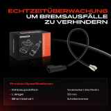 1x Warnkontakt Bremsbelagverschleiß Vorderachse für Ford Tourneo Transit Custom V362 V363