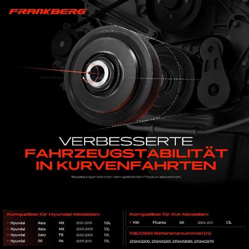 1x Riemenscheibe Kurbelwelle für Hyundai Atos Getz i10 PA KIA Picanto 1.1L Bild 1x Riemenscheibe Kurbelwelle für Hyundai Atos Getz i10 PA KIA Picanto 1.1L