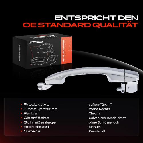 1x Türgriff Vorne Rechts außen für Fiat Bravo II 198 1.4L 1.6L 1.9L 2.0L 2006-2014 Bild 1x Türgriff Vorne Rechts außen für Fiat Bravo II 198 1.4L 1.6L 1.9L 2.0L 2006-2014