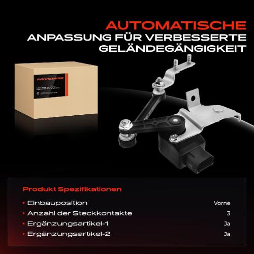 1x Höhensensor Niveauregulierung Hinten Links für Volvo S80 II 124 V70 III 135 XC70 II Bild 1x Höhensensor Niveauregulierung Hinten Links für Volvo S80 II 124 V70 III 135 XC70 II