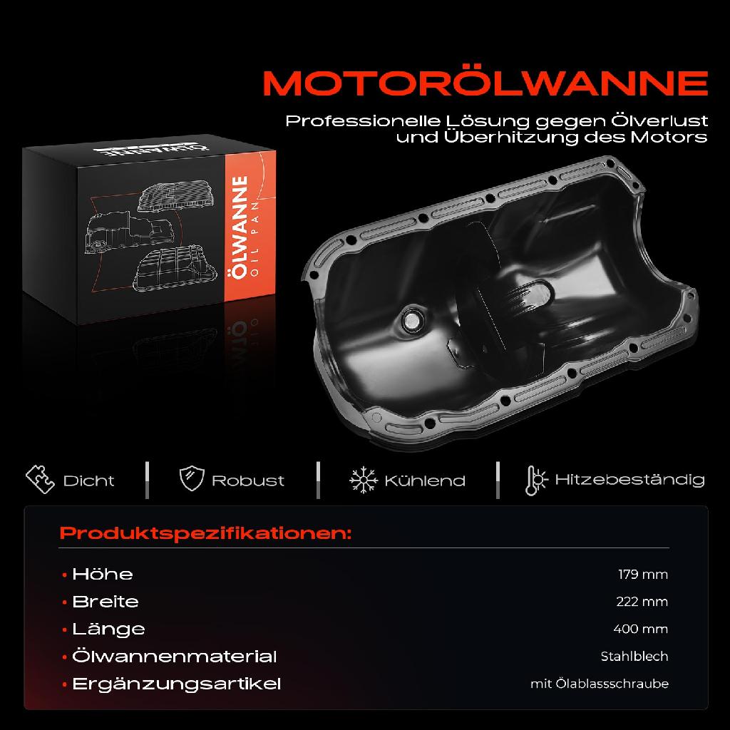 1x Ölwanne Motorölwanne für Fiat Panda Brava Doblo Bravo I Marea Punto Idea Grande Punto 1.2L 1.4L