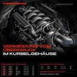 1x Kurbelgehäuseentlüftung Schlauch für VW Golf 3 1H1 4 Polo Classic Passat Vento