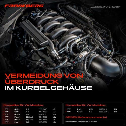 1x Kurbelgehäuseentlüftung Schlauch für VW Golf 3 1H1 4 Polo Classic Passat Vento Bild 1x Kurbelgehäuseentlüftung Schlauch für VW Golf 3 1H1 4 Polo Classic Passat Vento