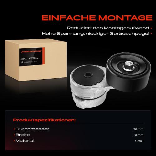 1x Spannrolle Riemenspanner für Hyundai Accent IV KIA Rio III Soul Bild 1x Spannrolle Riemenspanner für Hyundai Accent IV KIA Rio III Soul