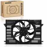 Frankberg 1x Motorkühller Einfachlüfter mit Kühlerlüfterrahmen Audi A4 8W A6 4A A7 Q7 Q8 2.0 3.0 4.0L