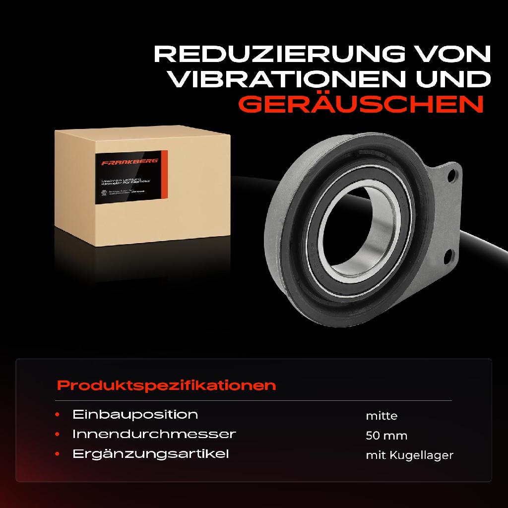 1x Lagerung Gelenkwelle Kardanwellenlager für VW Transporter V 7EB 7EJ 7HB 7HJ