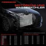 1x Kühler Wasserkühler Motorkühler für VW Polo Classic Caddy Seat Cordoba Ibiza II