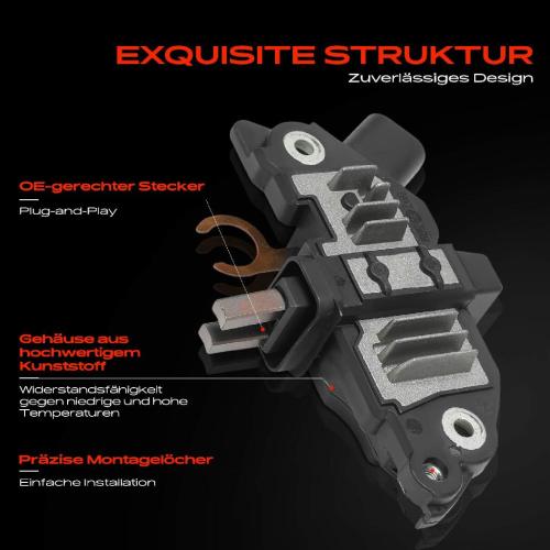 1x Lichtmaschinenregler Generatorregler für Opel Astra G CC T98 Signum Vectra 2.0L Bild 1x Lichtmaschinenregler Generatorregler für Opel Astra G CC T98 Signum Vectra 2.0L
