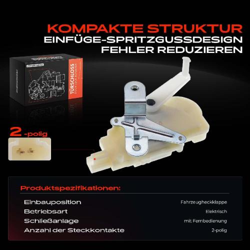 1x Heckklappenschloss für Toyota Yaris P1 P2 1999-2005 Bild 1x Heckklappenschloss für Toyota Yaris P1 P2 1999-2005