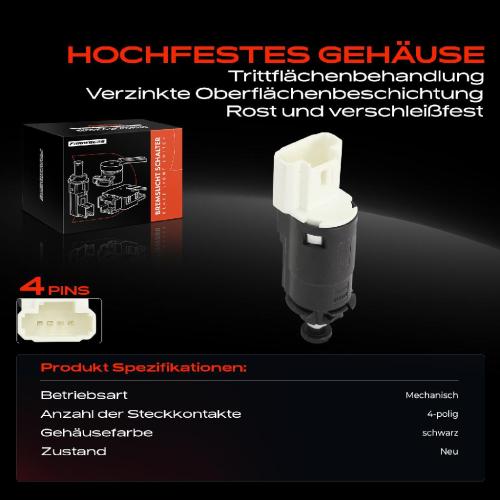 1x Bremslichtschalter für Dacia Logan Duster Sandero Renault Clio Espace Laguna II Bild 1x Bremslichtschalter für Dacia Logan Duster Sandero Renault Clio Espace Laguna II
