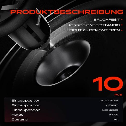Frankberg 10x Befestigungsclips Armaturenbrett Motorraum Einstiegsleiste für BMW E46 E90 E91 E34 E39 E65 E84 E53 E70 Bild Frankberg 10x Befestigungsclips Armaturenbrett Motorraum Einstiegsleiste für BMW E46 E90 E91 E34 E39 E65 E84 E53 E70