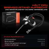 1x Seilzug Feststellbremse Hinterachse links für Toyota RAV 4 III A3 2.0L 2.2L 2006-2013