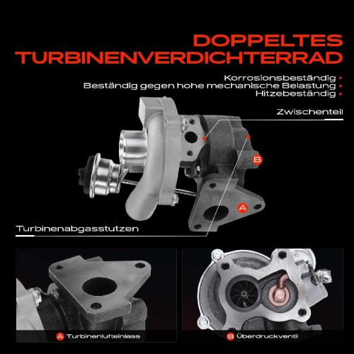 Frankberg 1x Abgasturbolader für Dacia Logan Sandero Nissan Kubistar Kasten Micra III Renault Clio II Kasten/Schrägheck Bild Frankberg 1x Abgasturbolader für Dacia Logan Sandero Nissan Kubistar Kasten Micra III Renault Clio II Kasten/Schrägheck