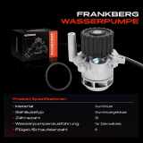 1x Wasserpumpe Kühlwasserpumpe für VW Polo 9N Skoda Fabia I Seat Ibiza III 1.9L