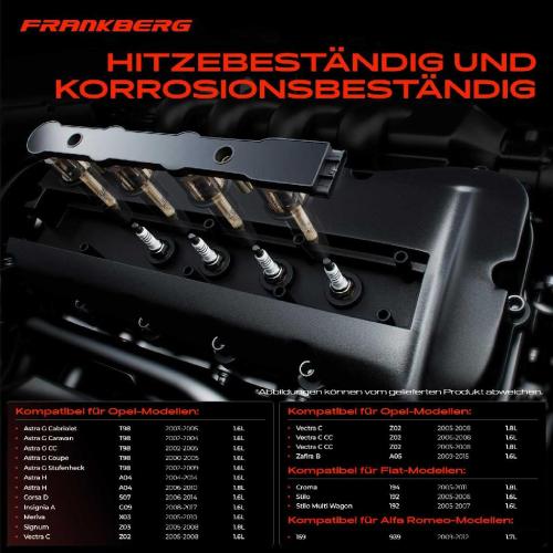 Frankberg 1x Z ndmodul Z ndspule f r Alfa Romeo 159 Fiat Croma Stilo Multi Wagon Opel Astra G Cabriolet Caravan CC Coupe Bild Frankberg 1x Z ndmodul Z ndspule f r Alfa Romeo 159 Fiat Croma Stilo Multi Wagon Opel Astra G Cabriolet Caravan CC Coupe