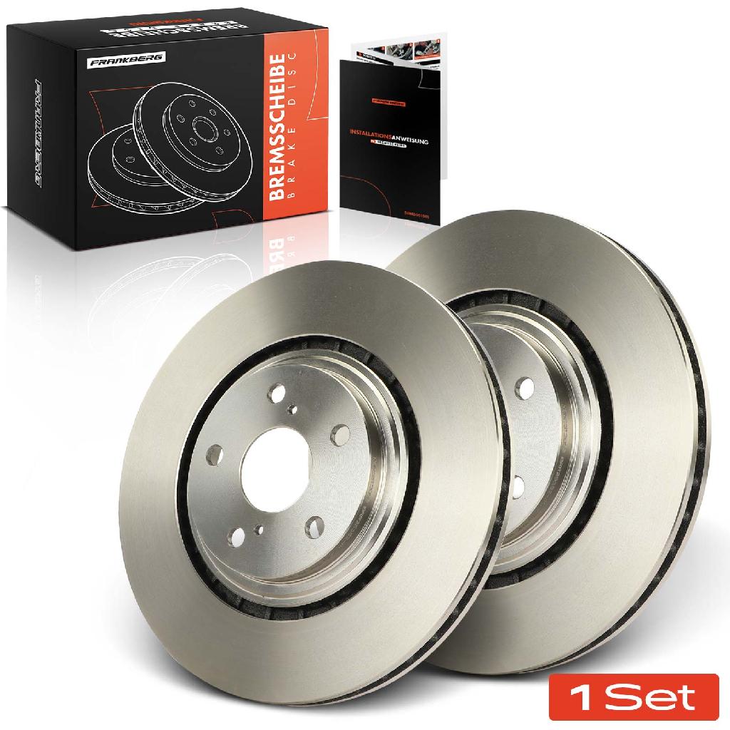 2x Bremsscheiben Vorderachse für Toyota Alphard/Vellfire Highlander/Kluger Previa III RAV 4 IV Van Sienna