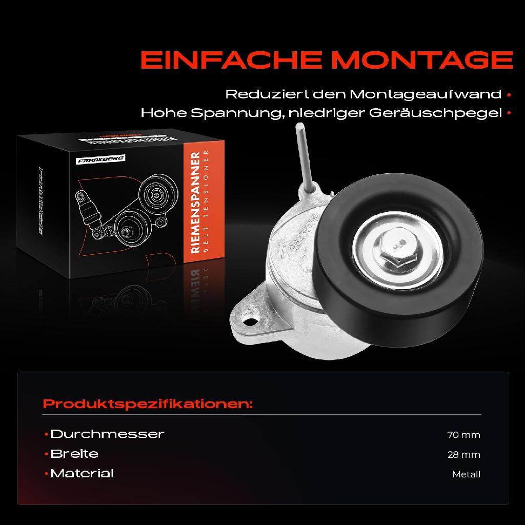 1x Spannrolle Riemenspanner für Opel Astra F G H Vectra Zafira A B Chevrolet Daewoo