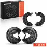 Frankberg 4x Ankerblech Bremsscheibe Vorne und Hinten für VW Golf 1K1 Audi A3 8P1 Seat Skoda